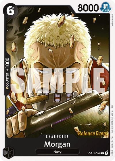 Morgan - (OP11-094) - A Fist of Divine Speed Release Event Cards - (Common)