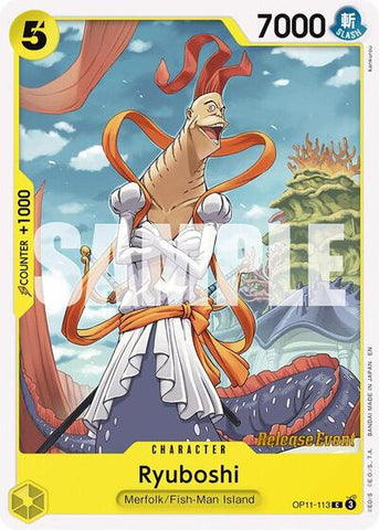 Ryuboshi - (OP11-113) - A Fist of Divine Speed Release Event Cards - (Common)