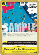 Merman Combat Ultramarine - (OP11-116) - A Fist of Divine Speed Release Event Cards - (Common)