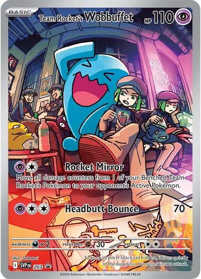 Team Rocket's Wobbuffet - (203) - SV: Scarlet & Violet Promo Cards - (Promo)
