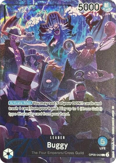 Buggy (English Version 2nd Anniversary Set) - (OP09-042) - One Piece Promotion Cards - (Leader)
