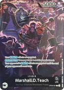 Marshall.D.Teach (English Version 2nd Anniversary Set) - (OP09-081) - One Piece Promotion Cards - (Leader)