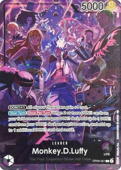 Monkey.D.Luffy (English Version 2nd Anniversary Set) - (OP09-061) - One Piece Promotion Cards - (Leader)