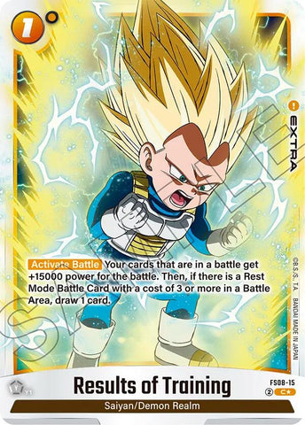 Results of Training (Bonus Pack Alternate Art) [Starter Deck: Vegeta (Mini) Super Saiyan 3]