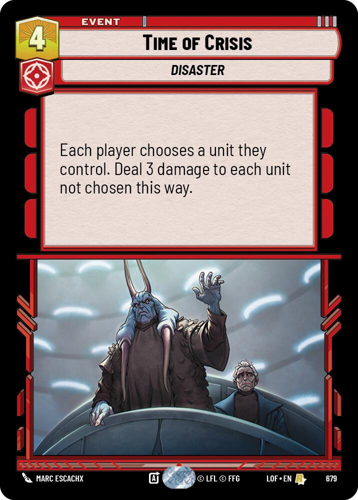 Time of Crisis (679) (Foil) (679) [Legends of the Force]