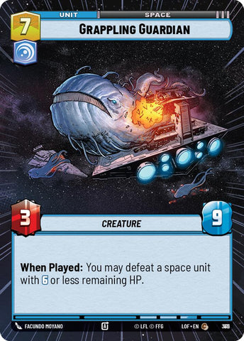 Grappling Guardian (811) (Hyperspace Foil) (811) [Legends of the Force]