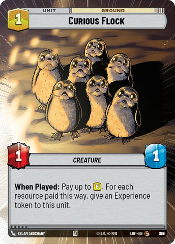 Curious Flock (995) (Hyperspace Foil) (995) [Legends of the Force]