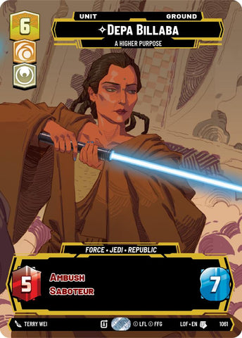 Depa Billaba - A Higher Purpose (1061) (Prestige) (1061) [Legends of the Force]
