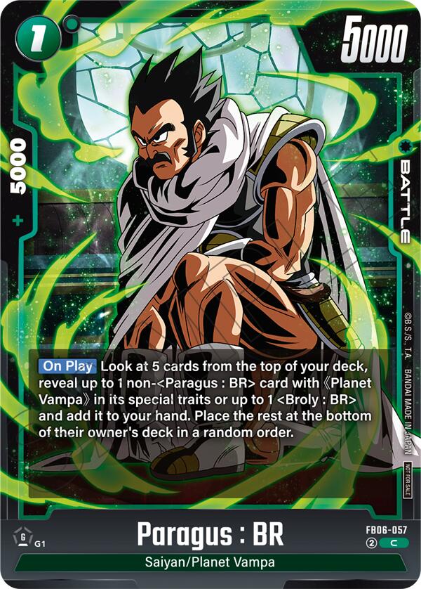 Paragus : BR (Limited Pack 02) [Fusion World Tournament Cards]