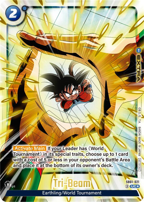 Tri-Beam (Limited Pack 02) (Alternate Art) [Fusion World Tournament Cards]