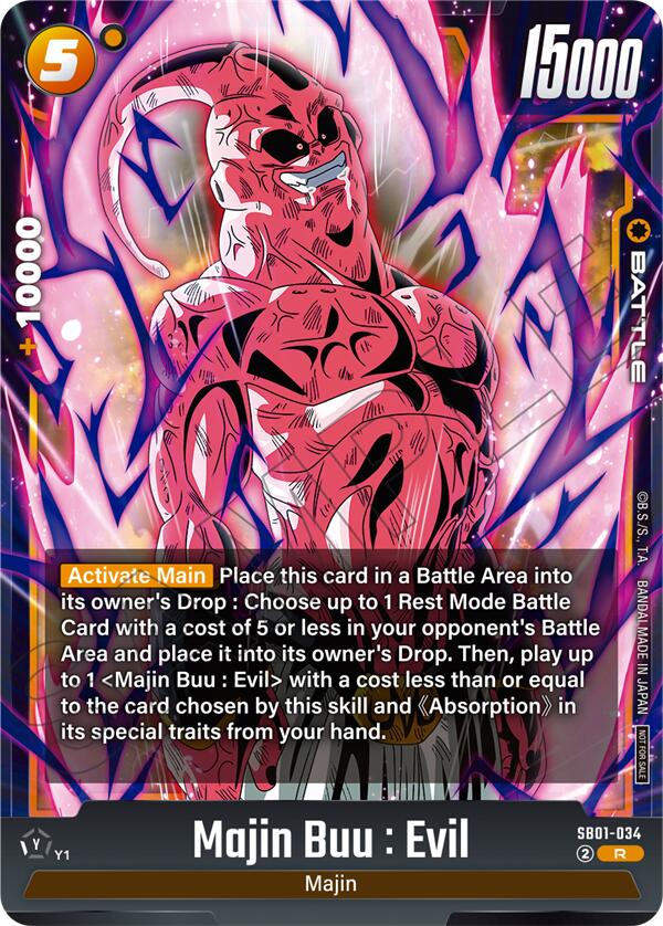Majin Buu : Evil (Limited Pack 02) [Fusion World Tournament Cards]