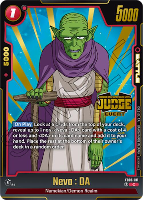 Neva : DA (Judge Pack 04 - Event) [Fusion World Tournament Cards]