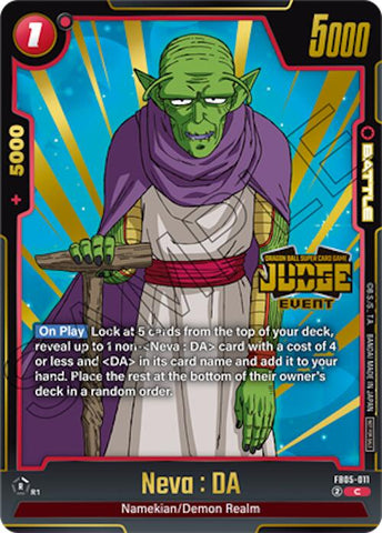 Neva : DA (Judge Pack 04 - Event) [Fusion World Tournament Cards]