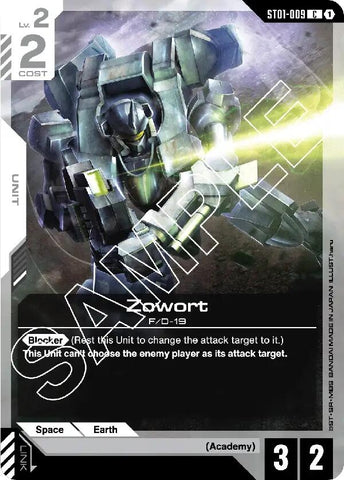 Image for Zowort (ST01-009) - Gundam Card Game