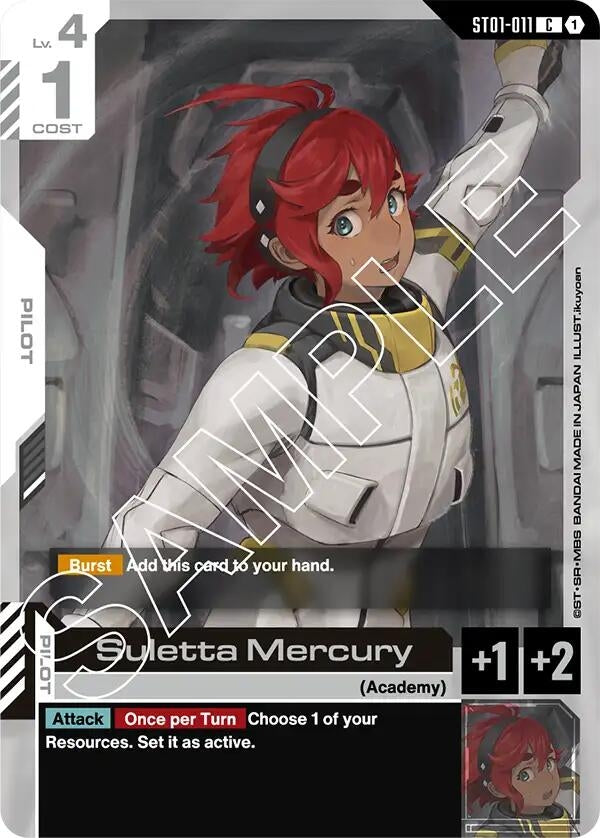 Image for Suletta Mercury (ST01-011) - Gundam Card Game