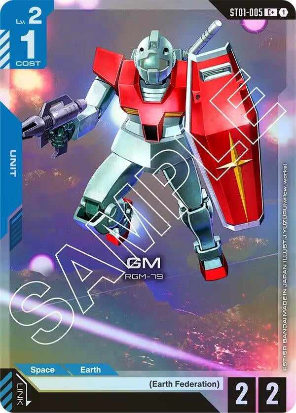 Image for GM (C+) (ST01-005) - Gundam Card Game