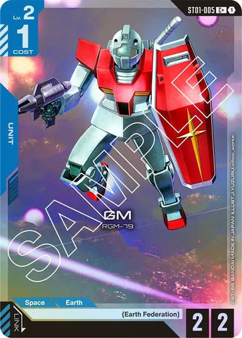 Image for GM (C+) (ST01-005) - Gundam Card Game