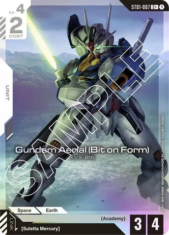 Image for Gundam Aerial (Bit on Form) (C+) (ST01-007) - Gundam Card Game