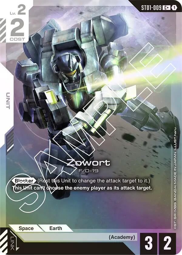 Image for Zowort (C+) (ST01-009) - Gundam Card Game