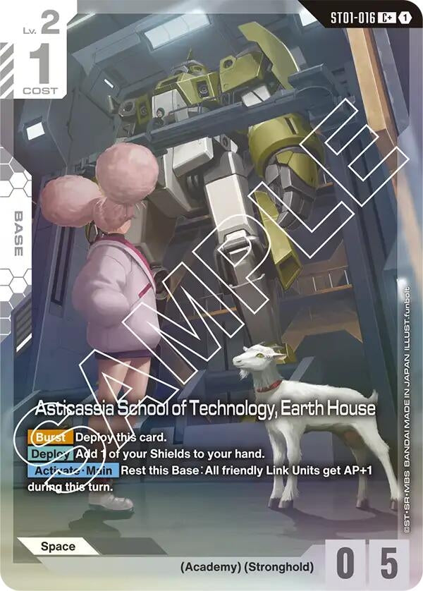 Image for Asticassia School of Technology, Earth House (C+) (ST01-016) - Gundam Card Game