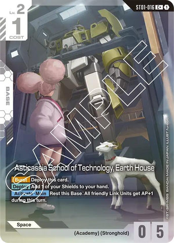 Image for Asticassia School of Technology, Earth House (C+) (ST01-016) - Gundam Card Game
