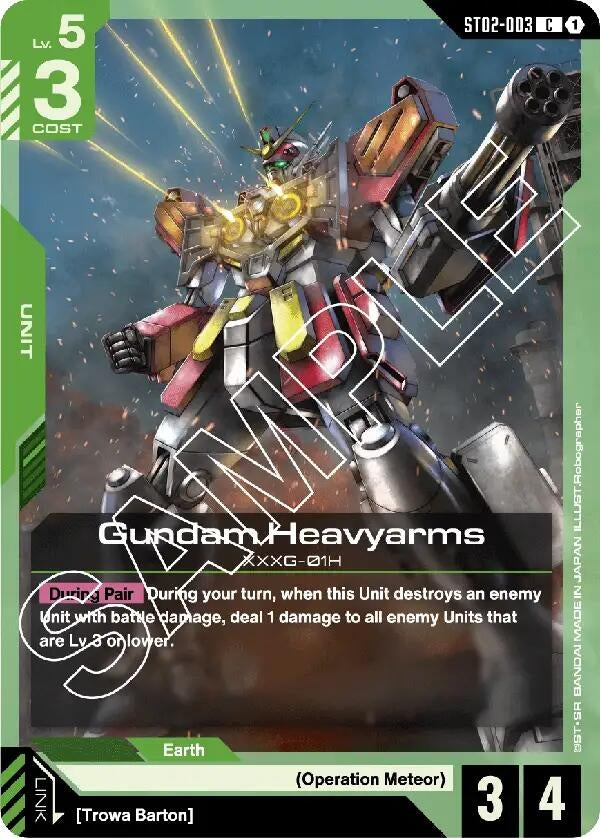 Image for Gundam Heavyarms (ST02-003) - Gundam Card Game