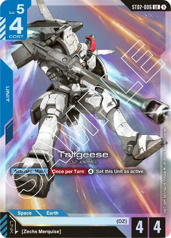 Image for Tallgeese (ST02-006) - Gundam Card Game