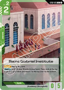 Image for Saint Gabriel Institute (ST02-015) - Gundam Card Game