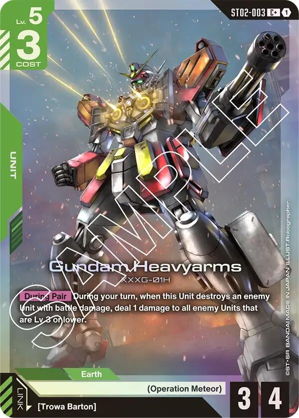 Image for Gundam Heavyarms (C+) (ST02-003) - Gundam Card Game