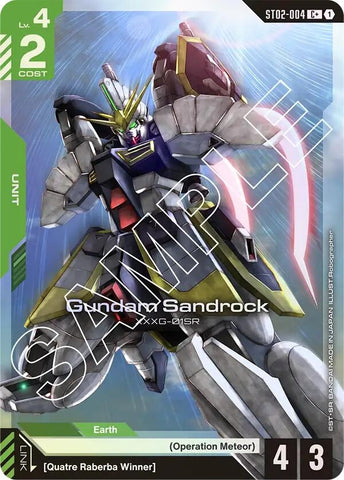 Image for Gundam Sandrock (C+) (ST02-004) - Gundam Card Game