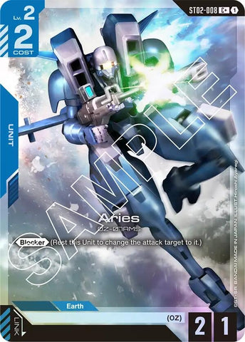 Image for Aries (C+) (ST02-008) - Gundam Card Game
