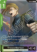 Image for Simultaneous Fire (C+) (ST02-012) - Gundam Card Game