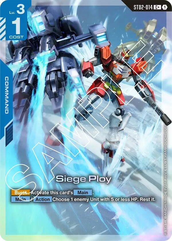 Image for Siege Ploy (C+) (ST02-014) - Gundam Card Game