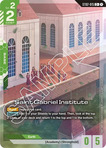 Image for Saint Gabriel Institute (C+) (ST02-015) - Gundam Card Game