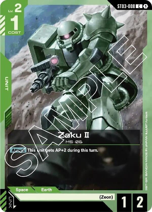 Image for Zaku II (ST03-008) - Gundam Card Game