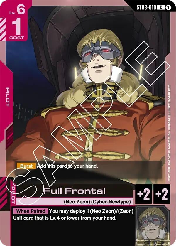 Image for Full Frontal (ST03-010) - Gundam Card Game