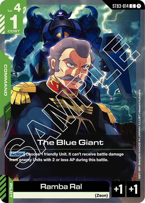 Image for The Blue Giant (ST03-014) - Gundam Card Game
