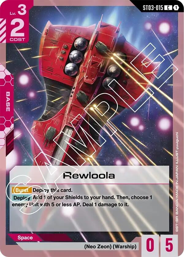 Image for Rewloola (ST03-015) - Gundam Card Game