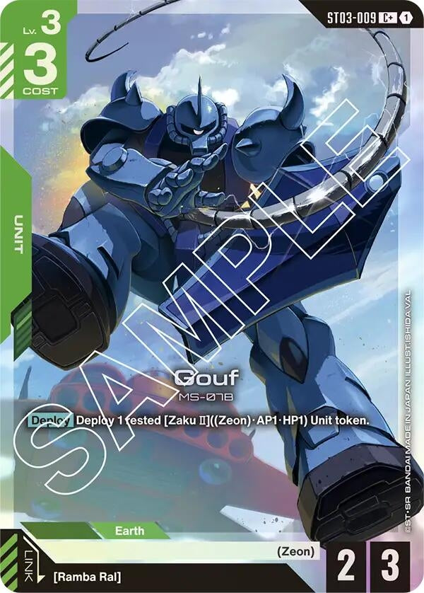 Image for Gouf (C+) (ST03-009) - Gundam Card Game