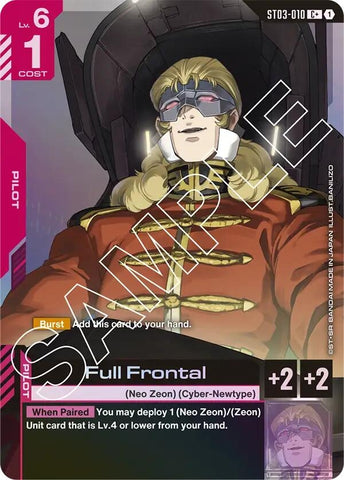 Image for Full Frontal (C+) (ST03-010) - Gundam Card Game
