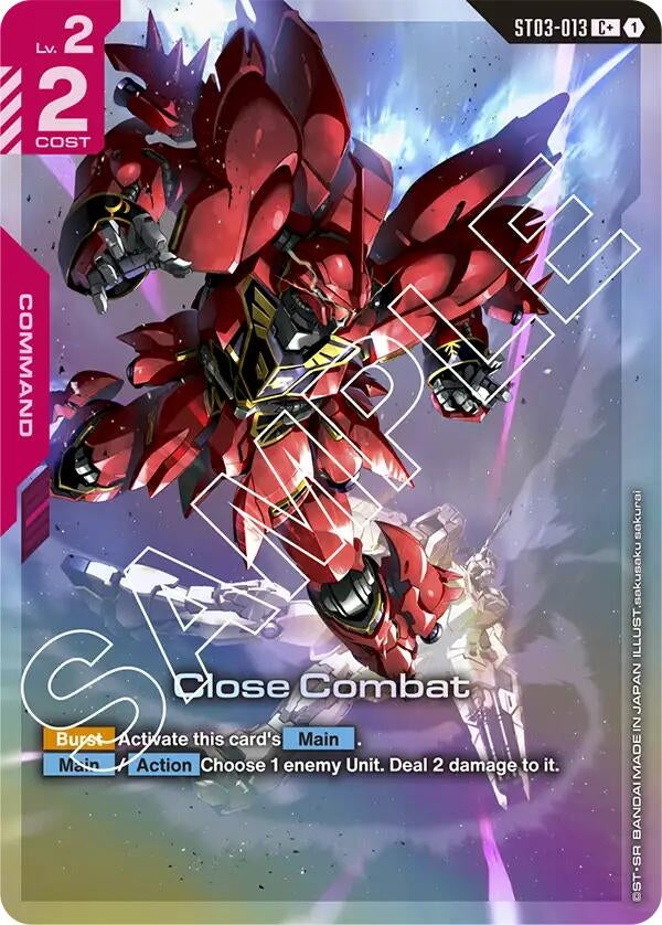 Image for Close Combat (C+) (ST03-013) - Gundam Card Game