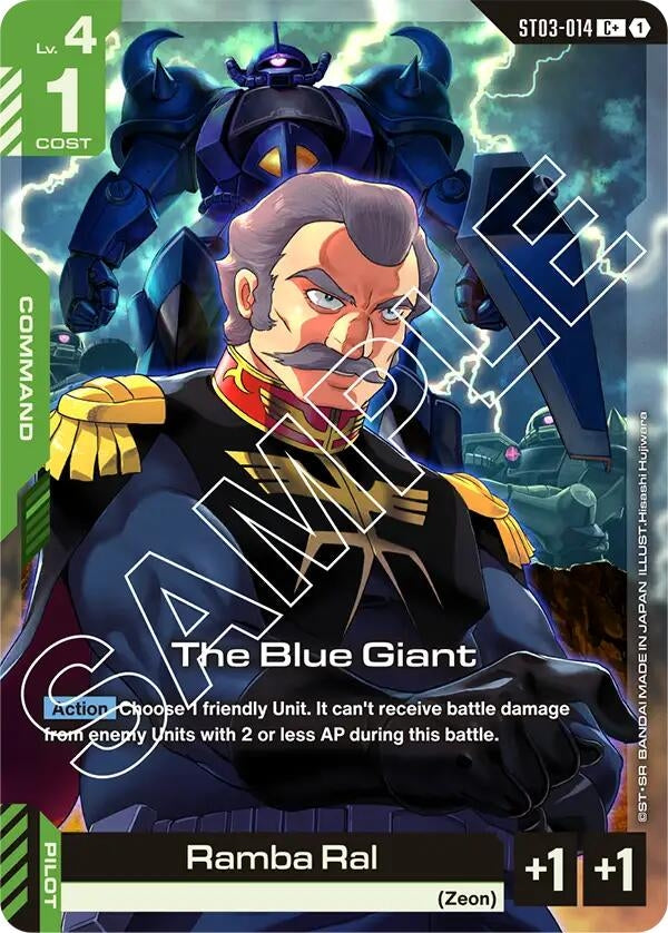 Image for The Blue Giant (C+) (ST03-014) - Gundam Card Game