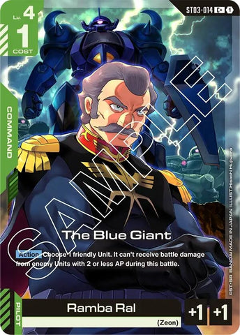 Image for The Blue Giant (C+) (ST03-014) - Gundam Card Game