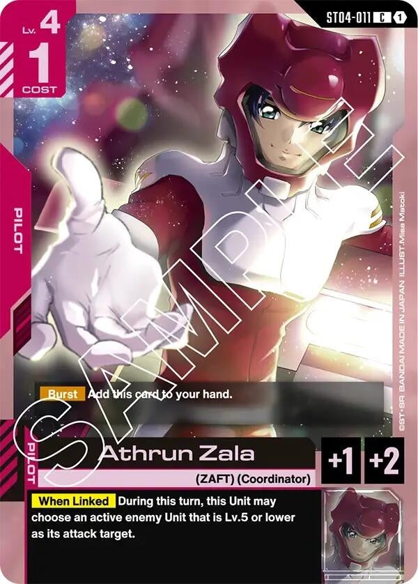 Image for Athrun Zala (ST04-011) - Gundam Card Game