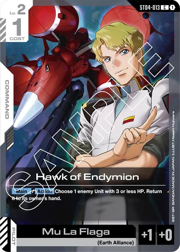 Image for Hawk of Endymion (ST04-013) - Gundam Card Game