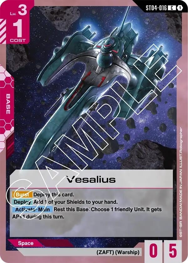 Image for Vesalius (ST04-016) - Gundam Card Game