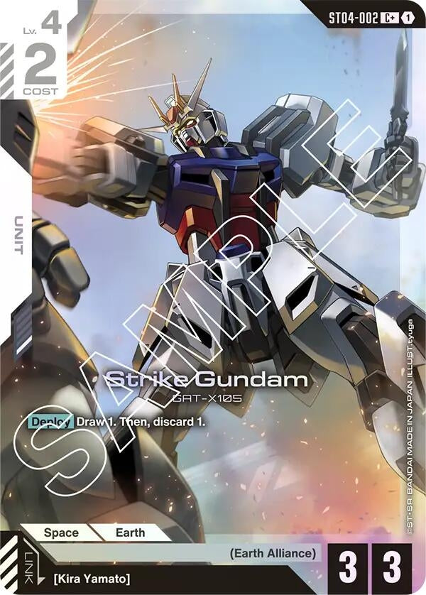 Image for Strike Gundam (C+) (ST04-002) - Gundam Card Game