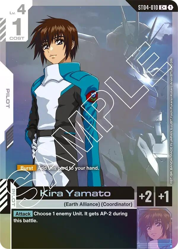 Image for Kira Yamato (C+) (ST04-010) - Gundam Card Game