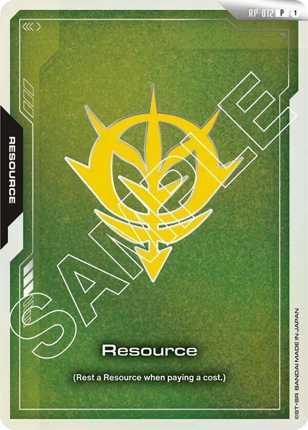 Image for Resource (RP-012) (Zeon Force) (RP-012) - Gundam Card Game
