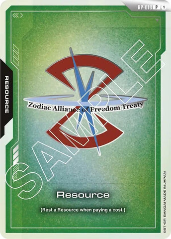 Image for Resource (RP-018) (ZAFT) (RP-018) - Gundam Card Game